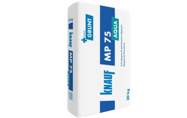 Knauf MP 75 Aqua - hydrofobowy tynk gipsowy